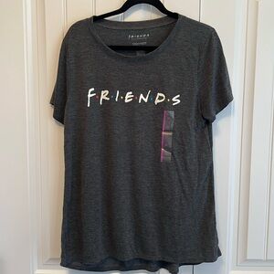 FRIENDS Logo Gray Short Sleeved Women’s Graphic T-shirt - NWT